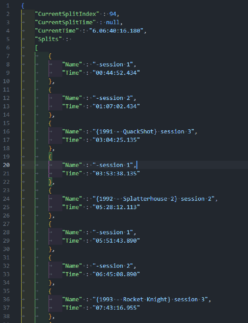 The file containing the run export, allowing to resume the run for an other session