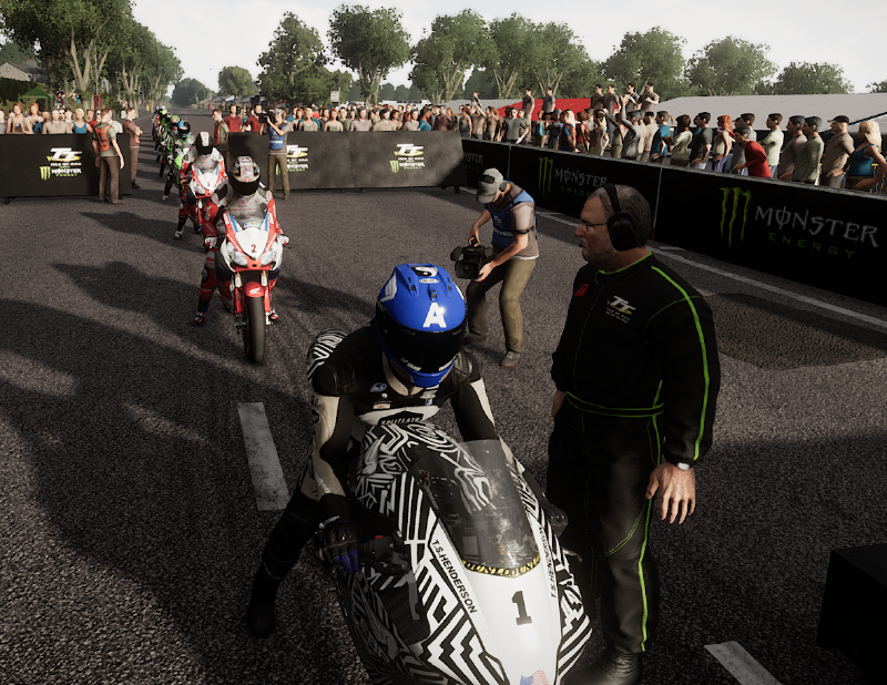 An in-game view of the start queue